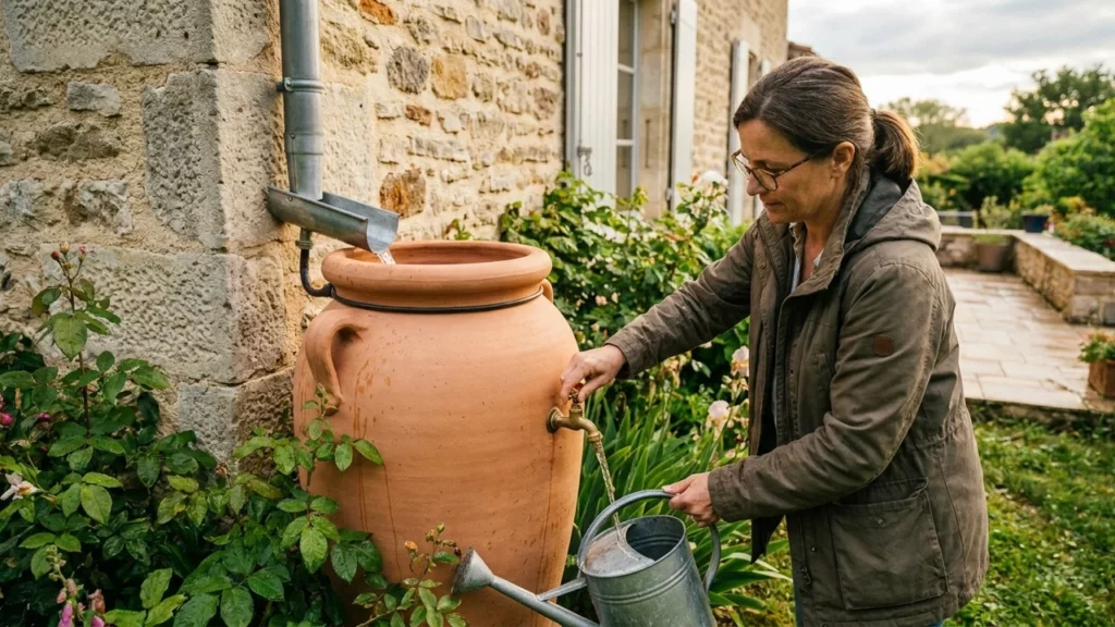Inès Germain teste Garantia Amphore Antik 360L : Avis Complet sur ce Récupérateur Décoratif