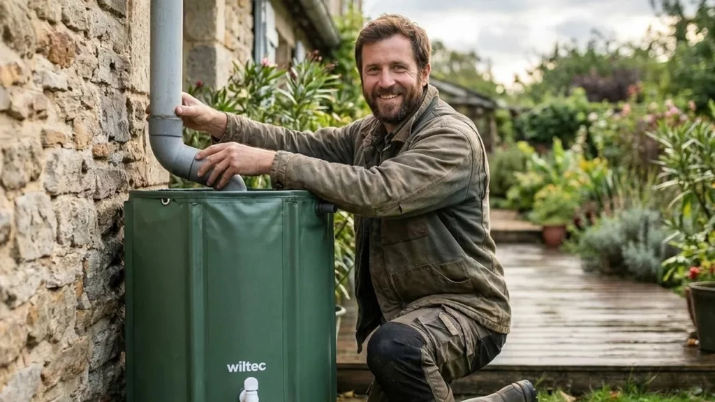 François Guillet teste Wiltec Récupérateur Eau de Pluie Pliable 250L : Avis Complet 2026